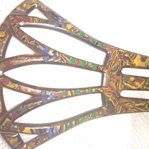 Vintage art deco hair comb